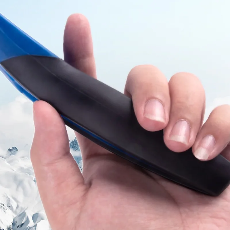 2PCS Car Ice Scrapers Silicone Car Snow Brush Soft Anti-skid Handle Ice Scraper Auto Snow Shovel Removal Winter Accessories