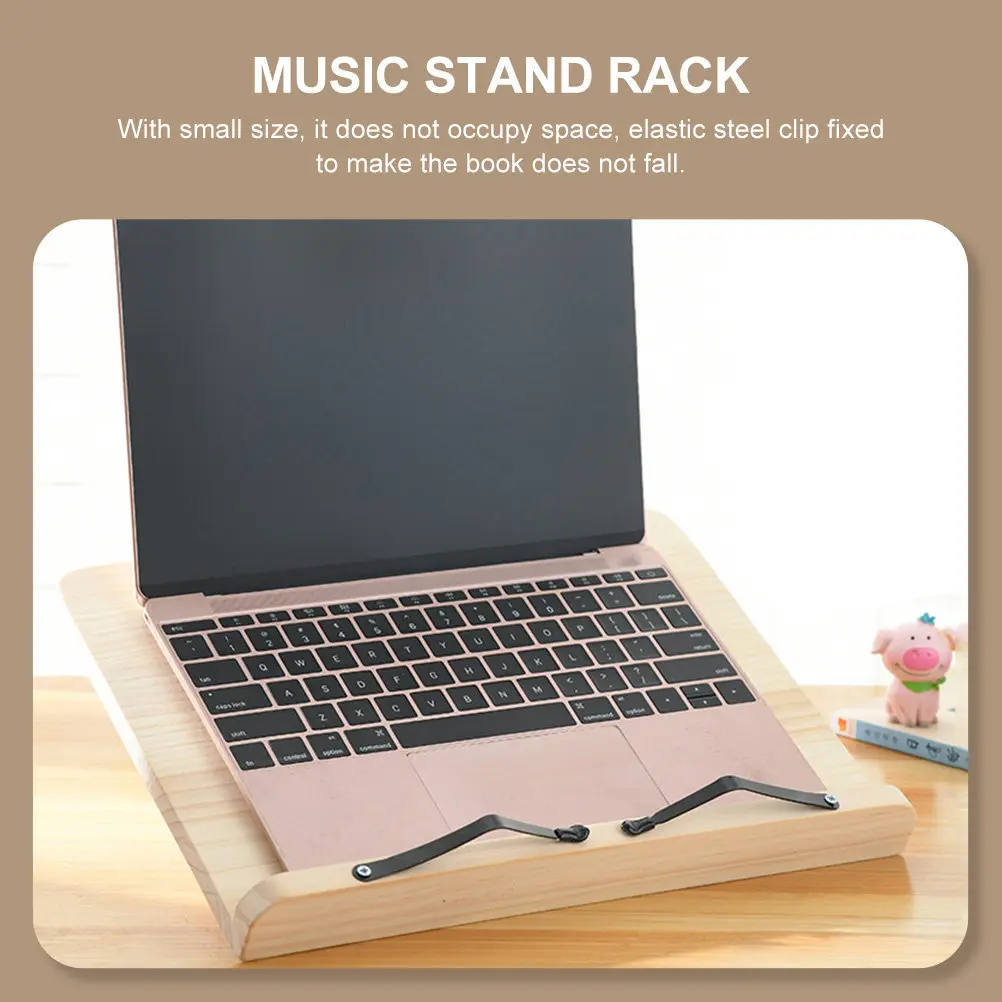 1Pcs 독서 랙 조정 가능한 데스크탑 책 스탠드 연구용 소나무 홀더 전문 독서 선반 책 받침대 랙