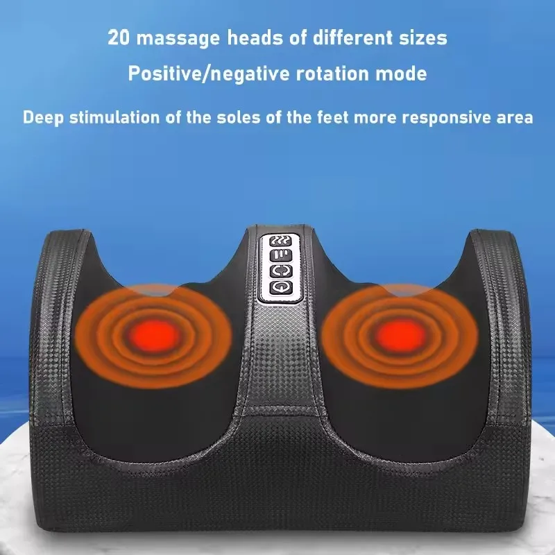 Electric Foot Massager Kneading Foot Hot Compress Machine Constant Temperature Shiatsu Massage Care Foot Machine Tool Household