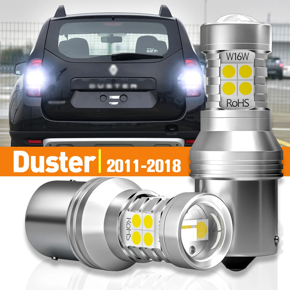 

2pcs LED Reverse Light For Renault Duster 2011-2018 2012 2013 2014 2015 2016 2017 Accessories Canbus Lamp
