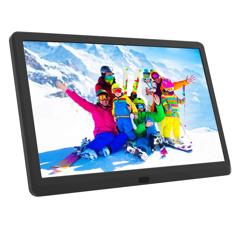 מסגרת תמונה דיגיטלית בגודל 10 אינץ' עם מסך IPS ברזולוציה של 1280x800, מסגרת תמונה דיגיטלית עם וידאו ברזולוציה של 1080P ומוזיקה, תצוגה מלאה