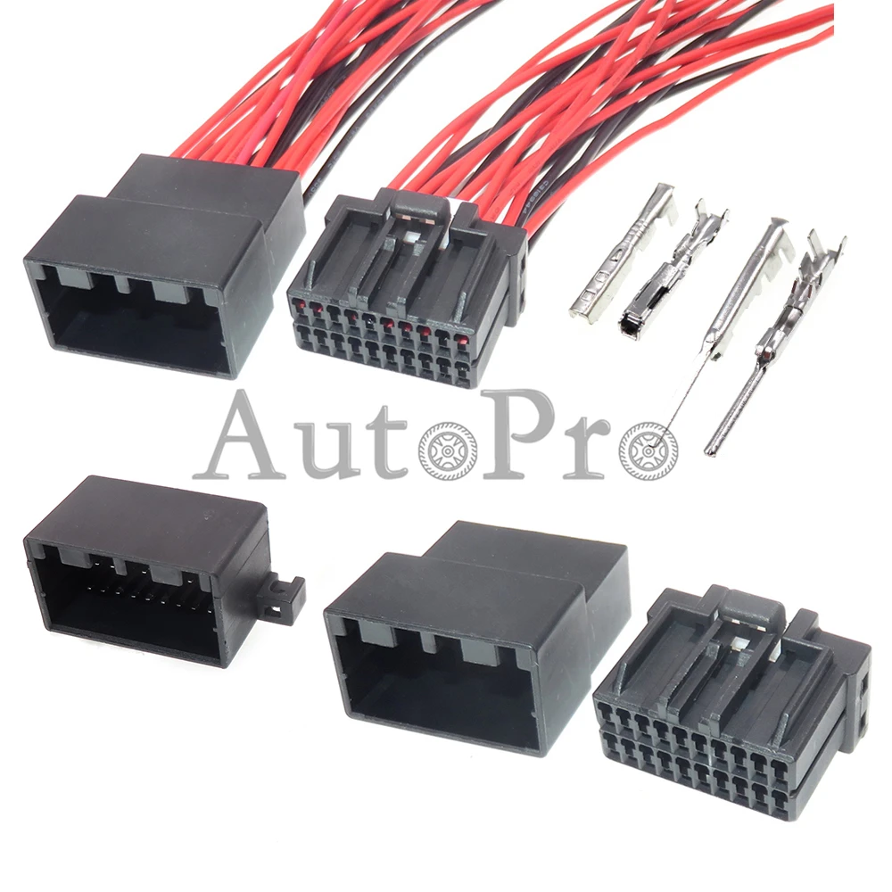 1 Set 20 Hole 175975-2 Auto Starter Wire Adapter 175967-2 179254-2 Car Injector Wiring Socket Automotive Connector