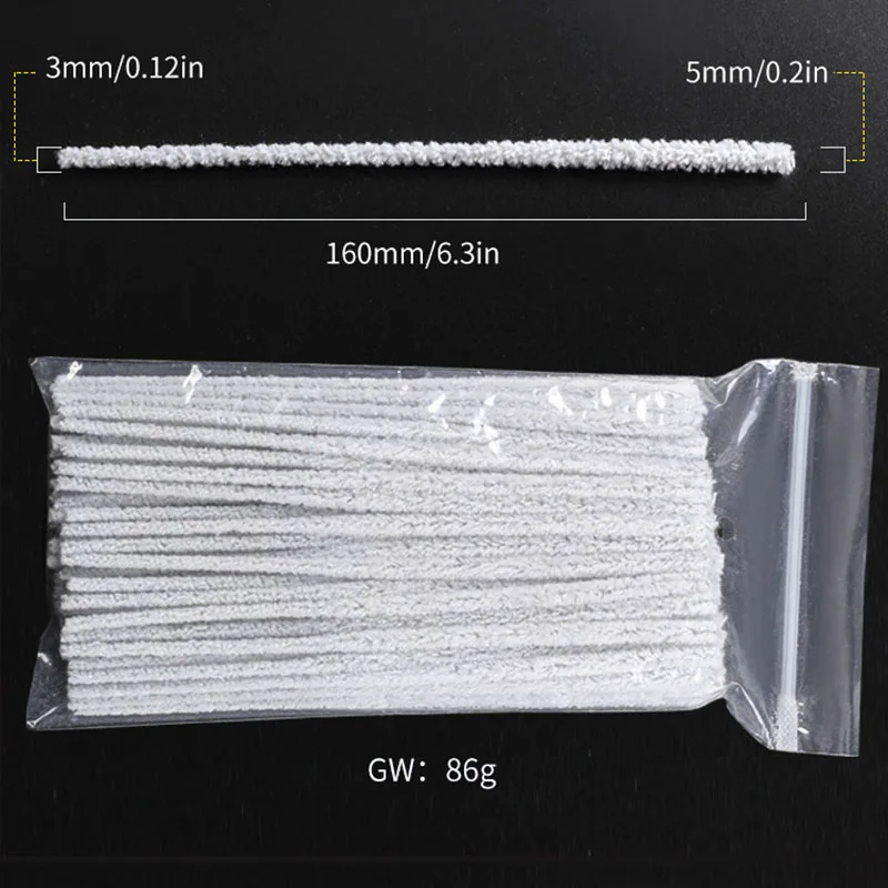 100pcs 파이프 클리너 흡연 담배 흡연 파이프 청소 나무 파이프 흡연 파이프 깨끗한 액세서리 클리너 도구