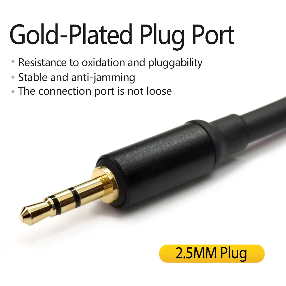 Durable Coiled Headphone Audio Cable High-extensional Spring Line 3.5MM 6.35MM Adapter cable for BOSE QC35 35II QC45 NC700