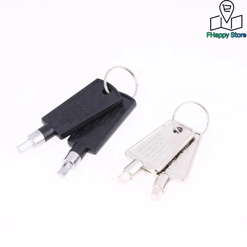 2Pcs Freezer Refrigerator Door Key Lock Pentagon Keys Part Accessories For Haier