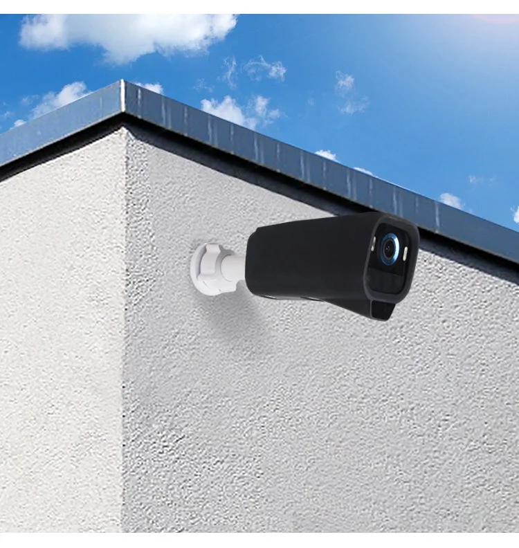 Security Camera Protective Case Silicone Camera Housing UV-proof Weather-proof for Eufy Cam S3 Pro Wireless Security
