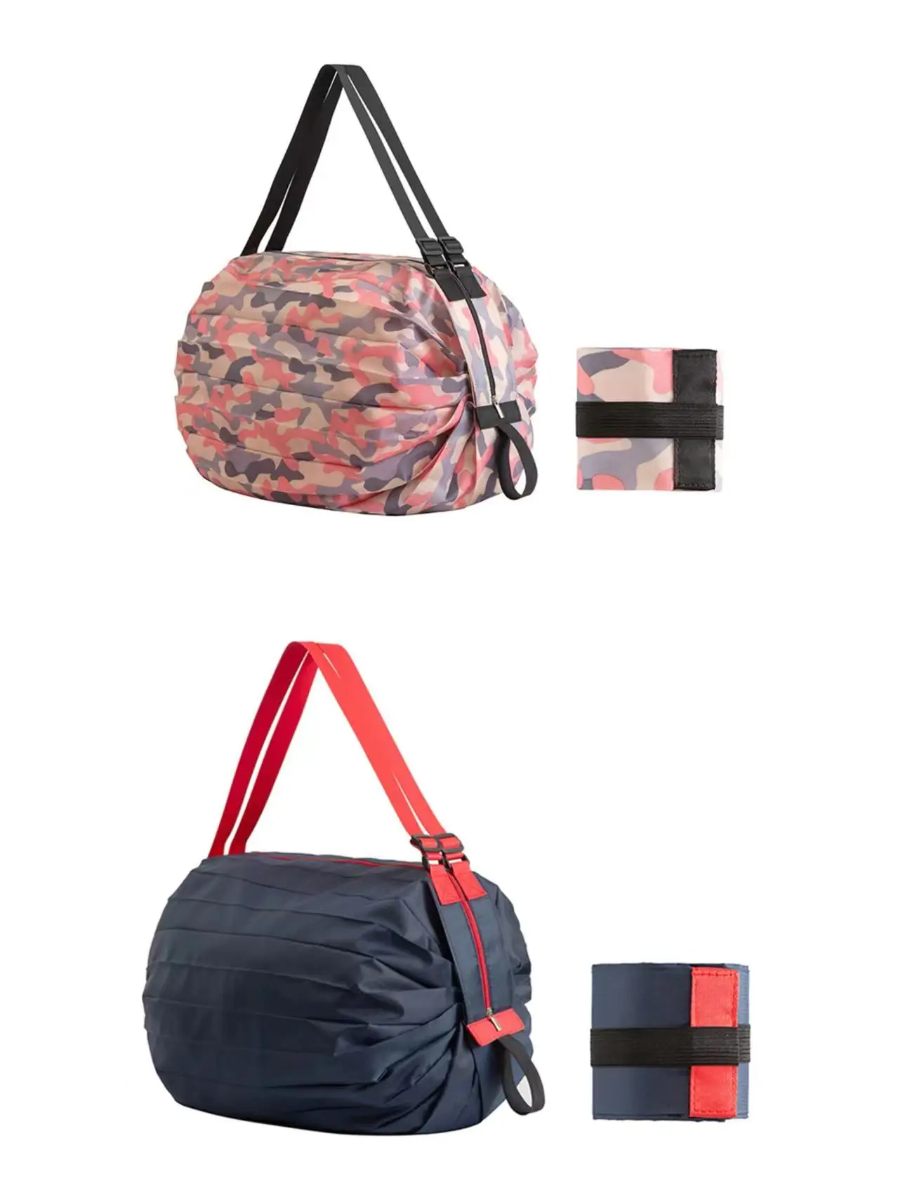 Foldable Reusable Shopping and Travel Bag for Snacks, Clothes, and More