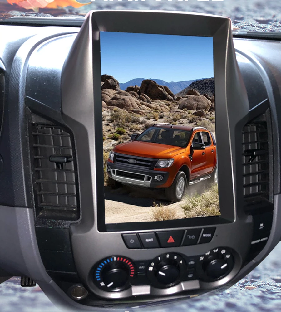 

2 Din Car Multimedia Player GPS Navigation For Ford Ranger F250 2011-2016 12.1" Vertical Screen Tesla Style Android 13 Car Radio