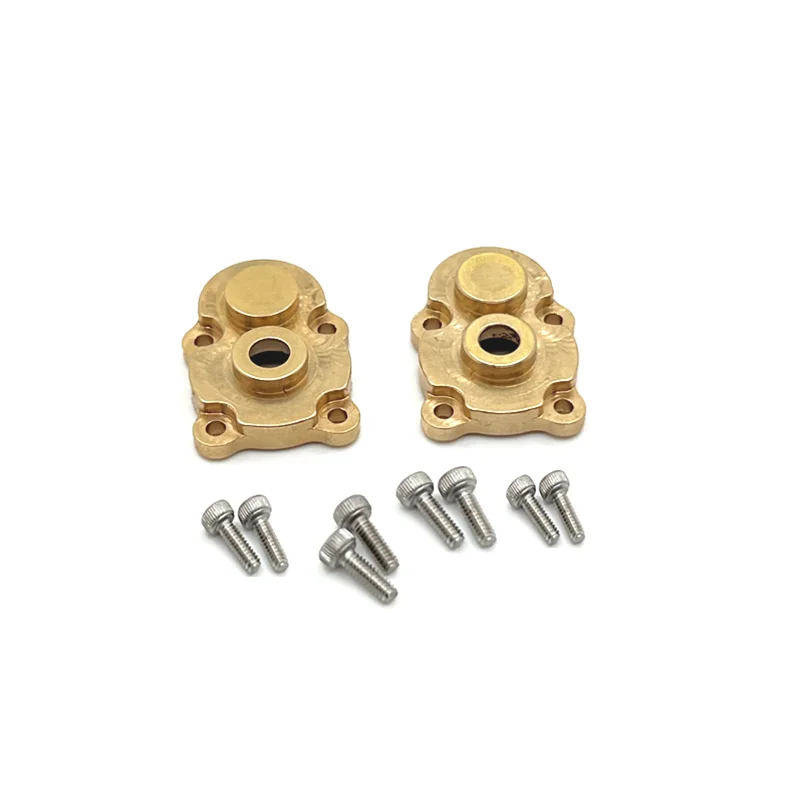 

Metal upgrading and refitting CNC process front and rear door axle brass gear cover For FMS 1/24 Xiaoqi FCX24 RC Car parts
