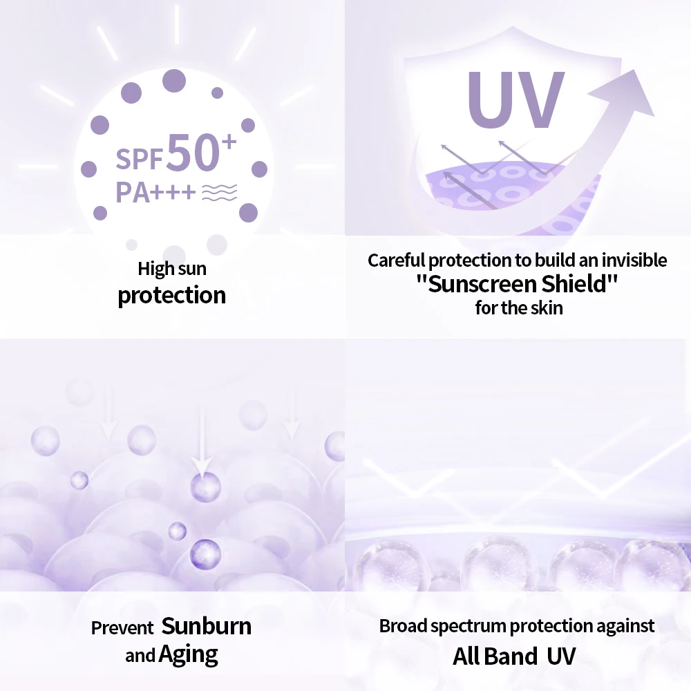 Clear Refreshing Sunscreen Waterproof Lightweight Niacinyl Whitening High Sunfast Moisturizing SPF50+ PA++ Sun Care 30ML facial sunscreen sunscreen cream