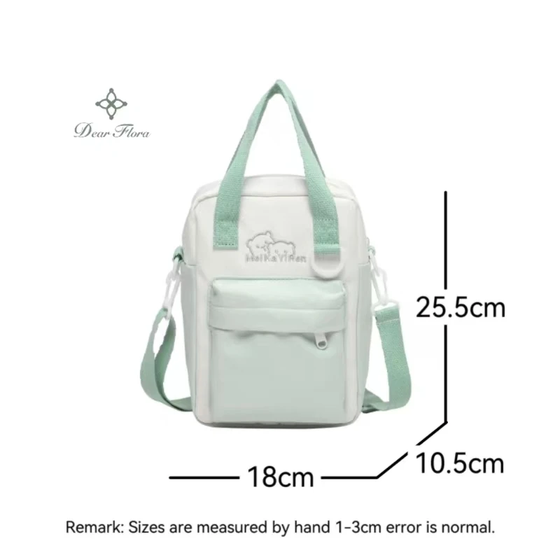 Girls New Cute 20cm Doll Bag Y2K Versatile Transparent Pocket Shoulder Crossbody Bags Simple Basic Ita Bag Student Handbag Purse - 6