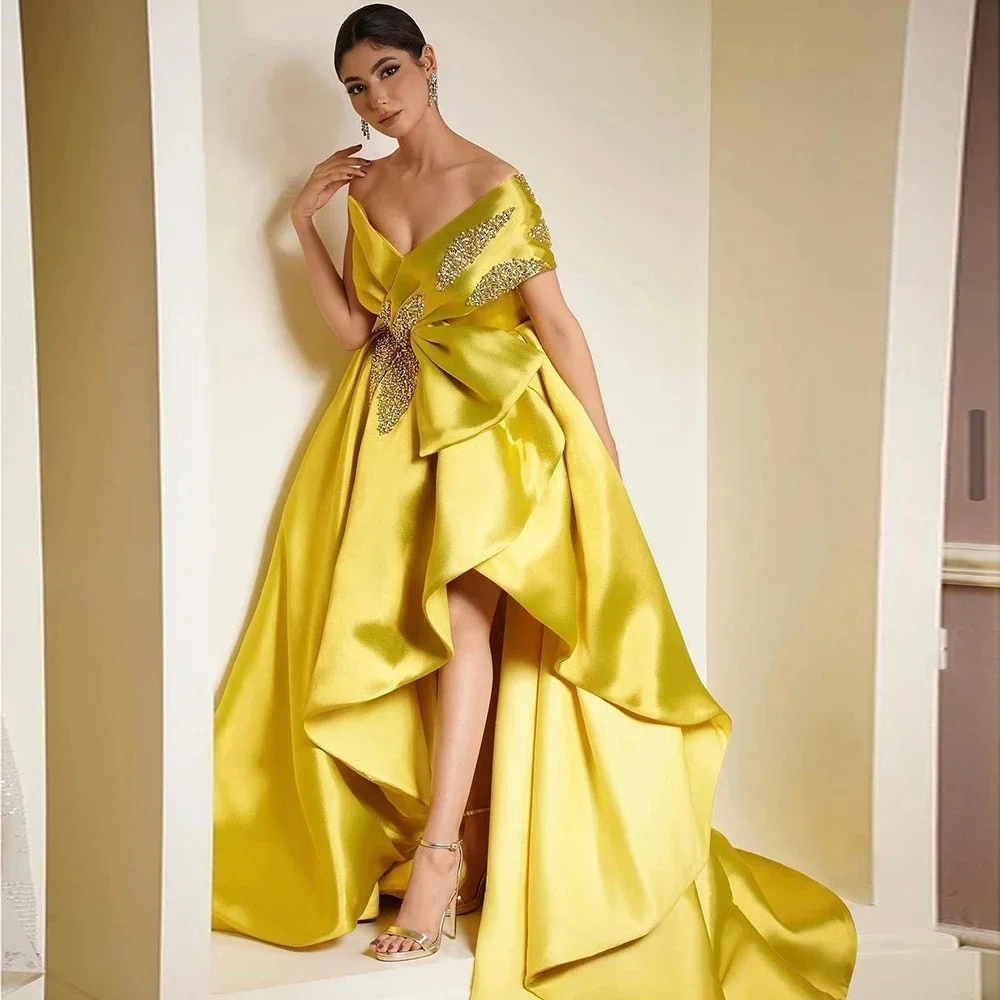 Vestidos Elegantes Shein Vestido Amarillo Vestido Formal Vestidos