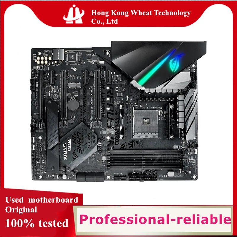 Scheda Madre Da Gioco Amd B450 Rog Strix B450-E Utilizzata Presa Originale Am4 Ddr4 128Gb M.2 Nvme Usb3.0 Scheda Madre Desktop Sata3
