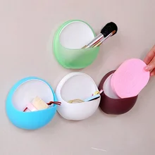 Plastic Drain Soap Box Triangulation Suction Cup Holder Soap Dish Case Storage Rack Strong Sucker Bathroom Shower Accessories