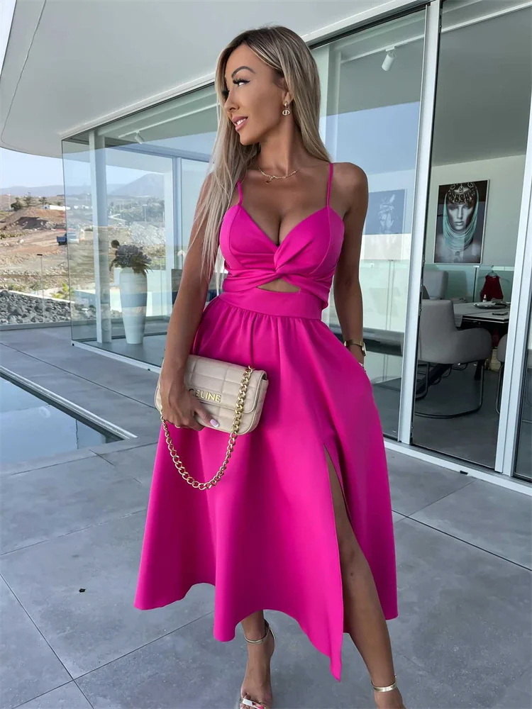Wmstar Dresses for Women Wholesale Slip Solid Elegant