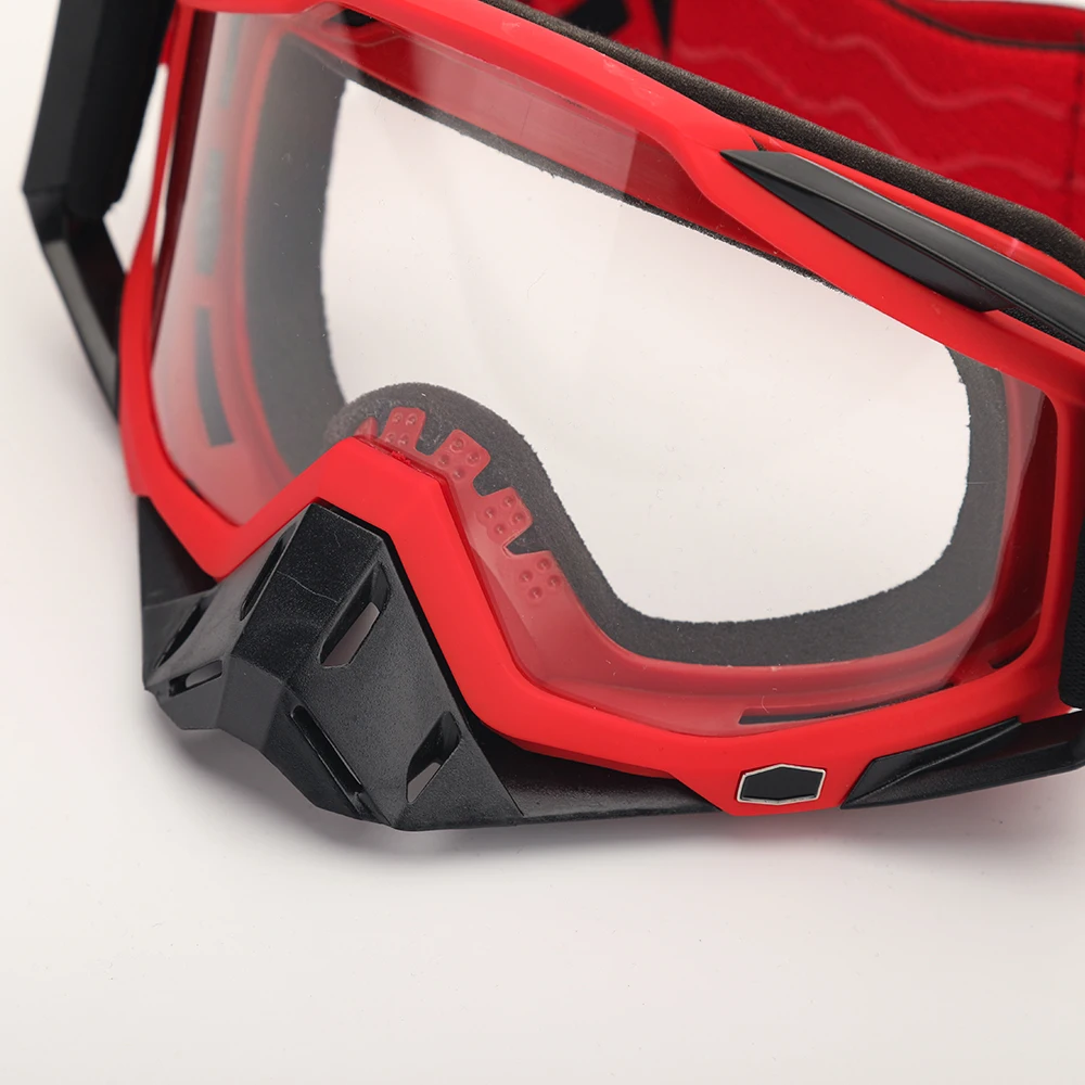 Karos Reitsport-Brille Winddichte Sand-Motorradbrille UV400-Schutz Offroad-Rennbrille für Herren MTB ATV Ski K336 – Detail 5