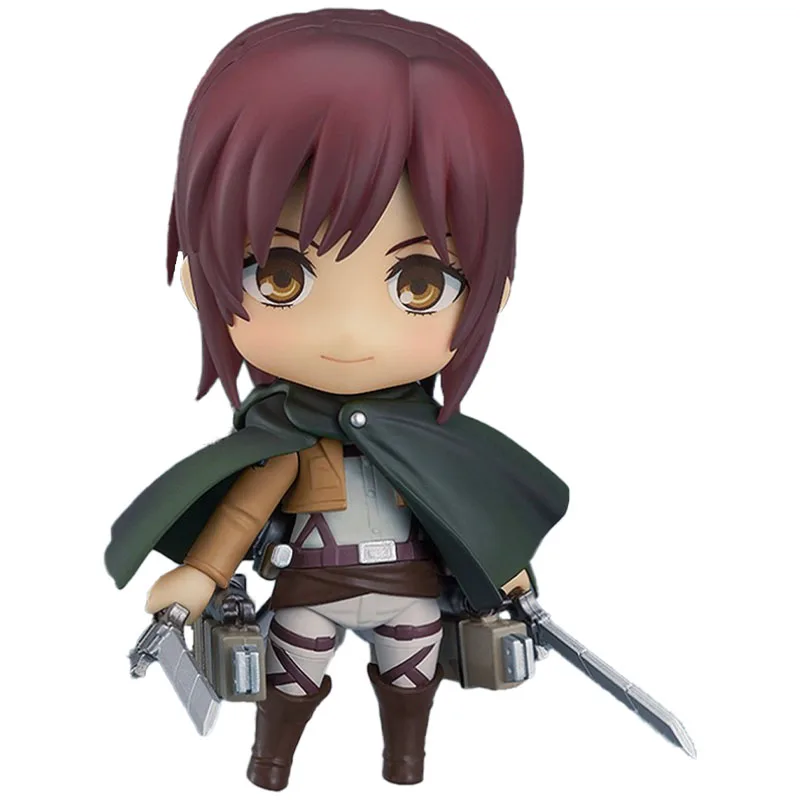 

100% Original Good Smile Nendoroid GSC 1384 Shingeki No Kyojin Sasha Blouse Anime Figure Model Collecile Action Toys Gifts