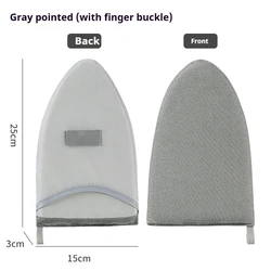 Compact Fabric Handheld Ironing Board with Heat-Resistant Glove (Pointed end)