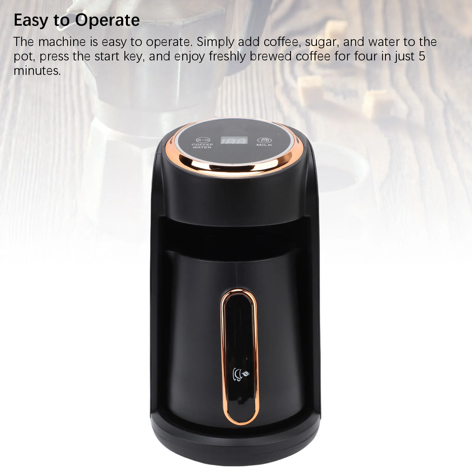 ماكينة قهوة تركية فاخرة 300 مل