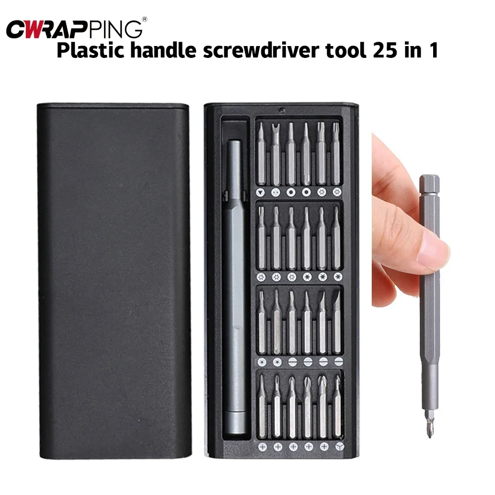 Versatile 25-in-1 Magnetic Precision Screwdriver Set for Electronics and Home Use