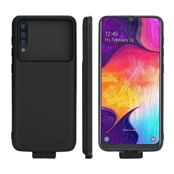 삼성 갤럭시 a50 a50s에 대 한 5000 mah 배터리 케이스 삼성 a30s shockproof 확장 슬림 전원 은행 케이스에 대 한 배터리 충전기 케이스
