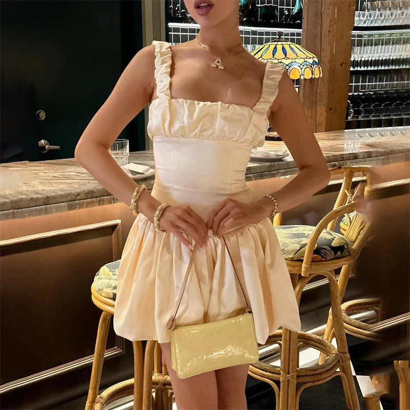 TARUXY Satin Side Slit Dress Women Elegant Party Loose Backless Long Dresses For Lady Club Solid Temperament Evening Dress Femme