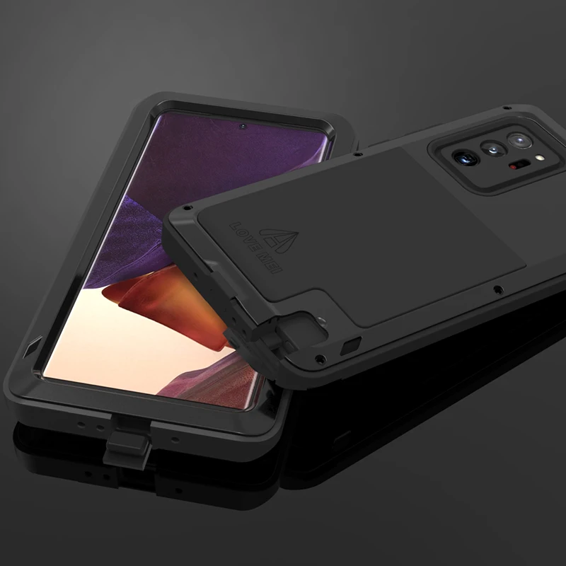 Love Mei Powerful Shockproof Dirtproof Cases For Samsung Galaxy Note 20 Note20 Ultra Case Cover Phone Protective Shell Skin Bag