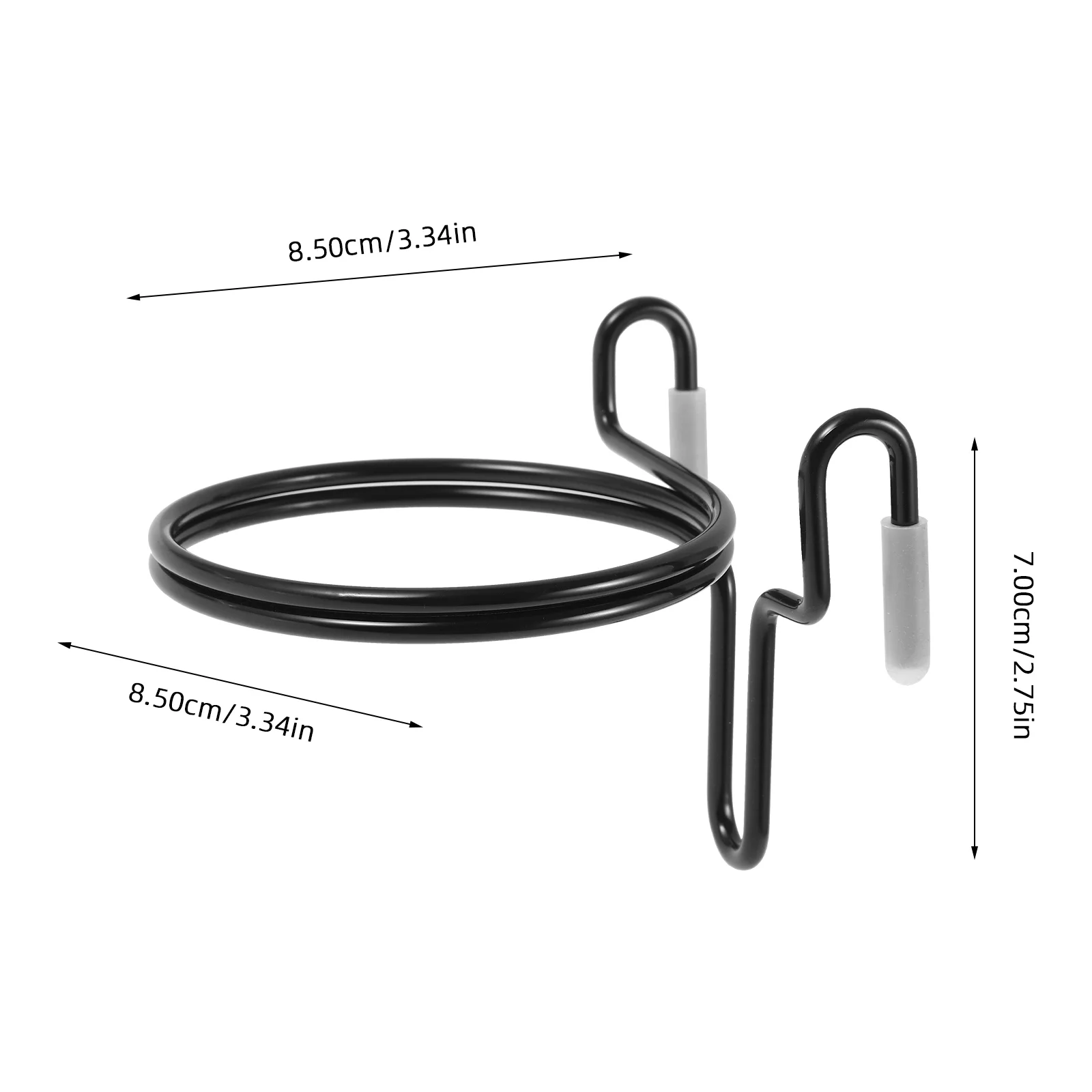 Shopping Cart Cup Holder Attachment for Hanging Coffee Bottle Drink Grocery Organizer Portable Mugs 5