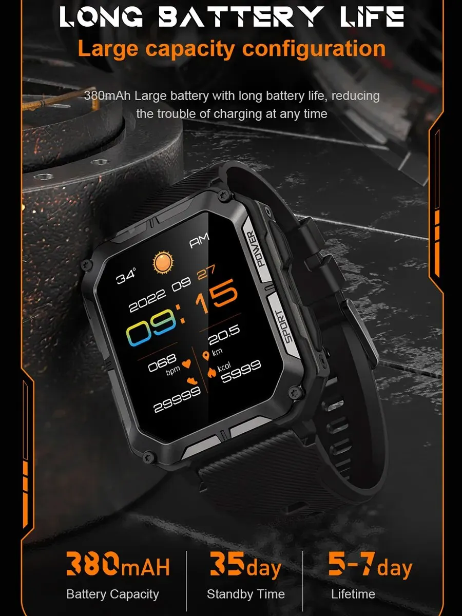 SENBONO C20Pro Ʈ ġ   ȭ 35   123   IP68  C20   Ʈ ġ  2023