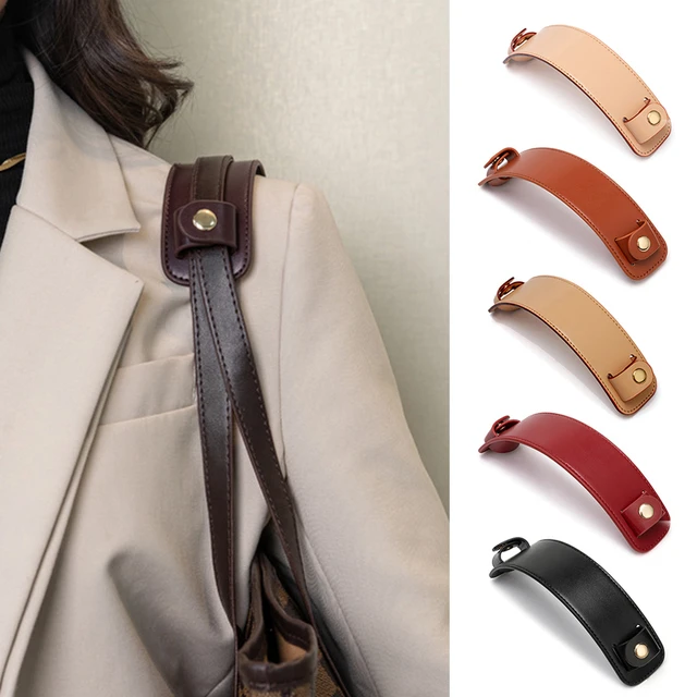 Luggage Bag Handle Wrap PU Leather Shoulder Strap Pad Grip Cover  Decompression Shoulder Rest Bag Chain