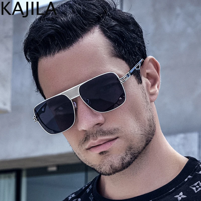 Vintage Square Sunglasses Men Big Frame Retro Sun Glasses For Women