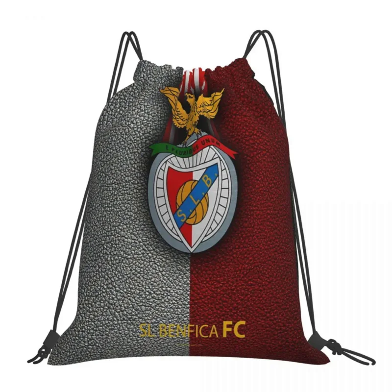 

BENFICA FC Backpacks Casual Portable Drawstring Bags Drawstring Bundle Pocket Sundries Bag Book Bags For Man Woman School