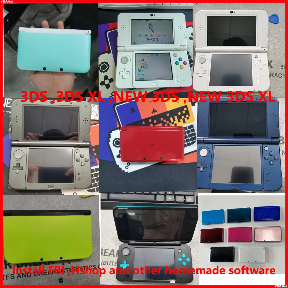 100% Original Refuebished new 3dsxl 3DS 3DSXL 3DSLL handheld game