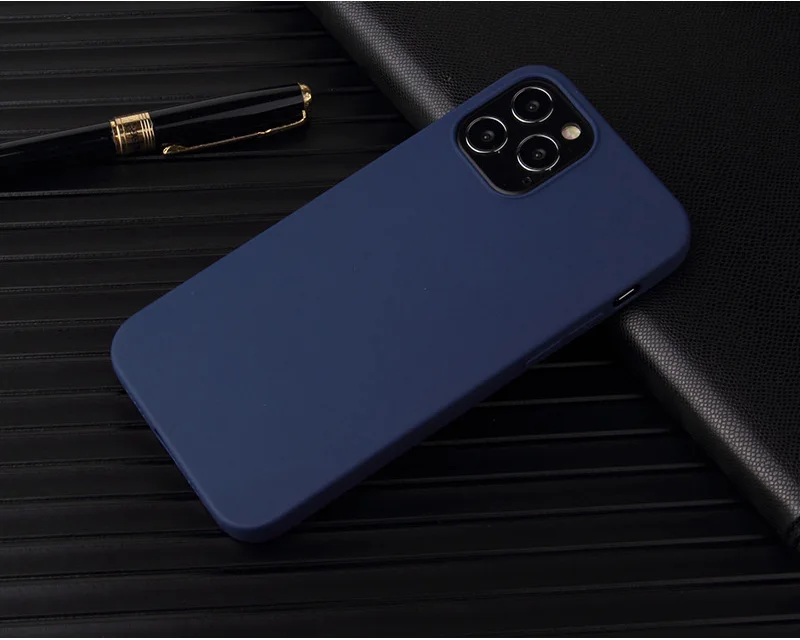 Matte Light Pink Soft Silicone TPU Phone Case
