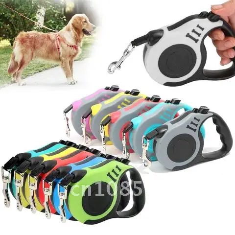 

3/5M Dog Leash Durable Leash Automatic Retractable Walking Running Leads Dog Cat Leashes Extending Dogs Pet Products