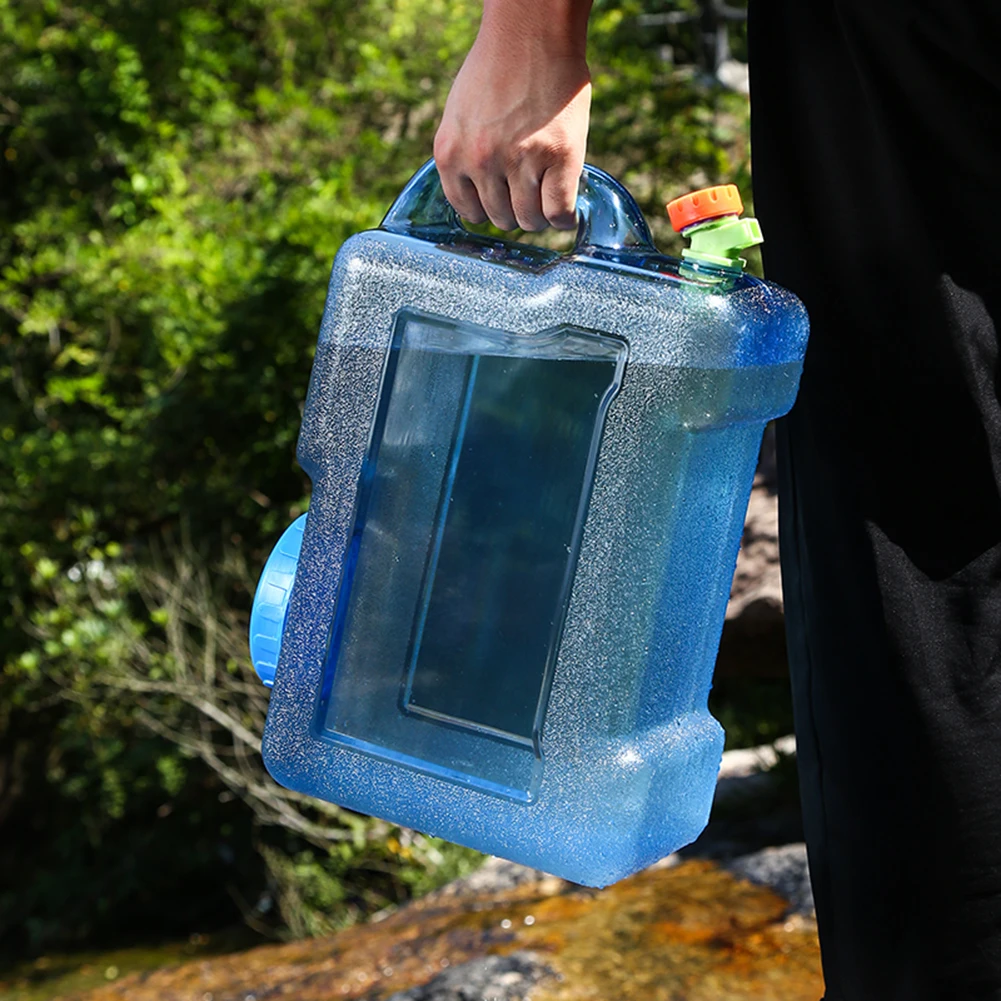 5-20L Drinking Water Bucket Portable Driving Pure Water Tank Container with Faucet  Water Bag For Outdoor Camping Cooking Picnic