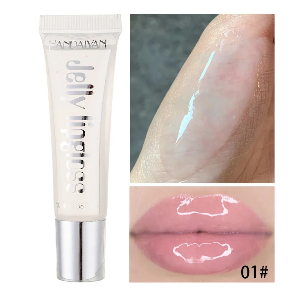 Moisturizing Gloss Plumping Lip Gloss Lip Plumper Makeup Glitter Nutritious Liquid Lipstick Cherry Jelly Oil Clear lip makeup,lip glaze,lip lacquer,lip tint,lip stain,lip gloss,lip oil,lip plumper