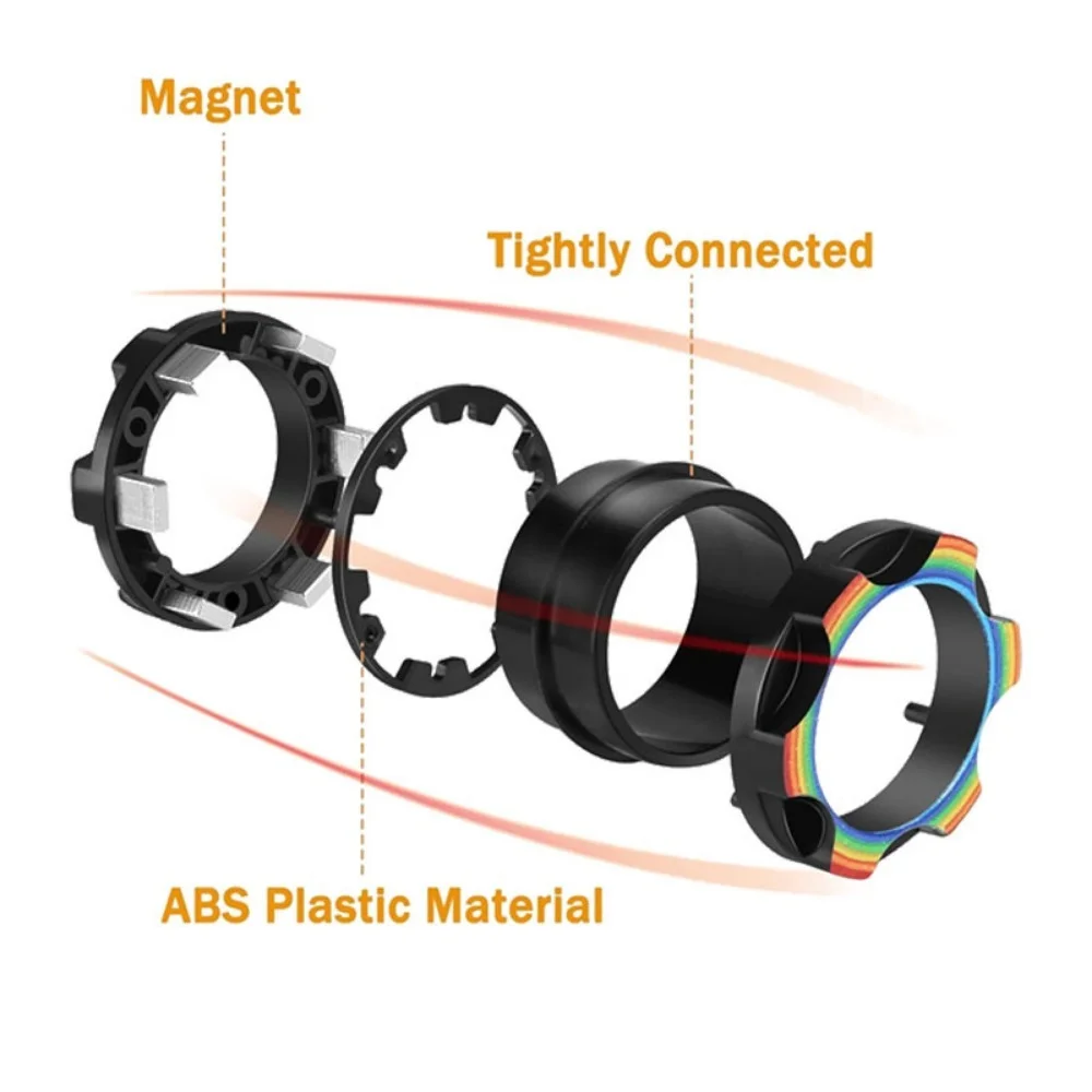 Stress Reduction Magnetic Ring Toy 3pc sensory fidget toy anti stress toy fidget toy finger sensory toy