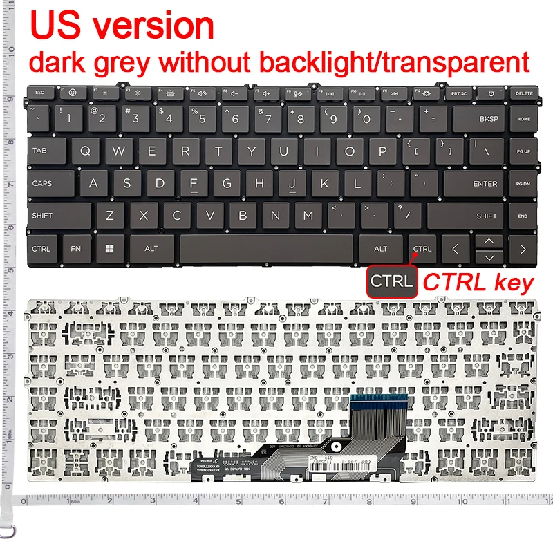 GZEELE US Blacklit Laptop Keyboard Replacement