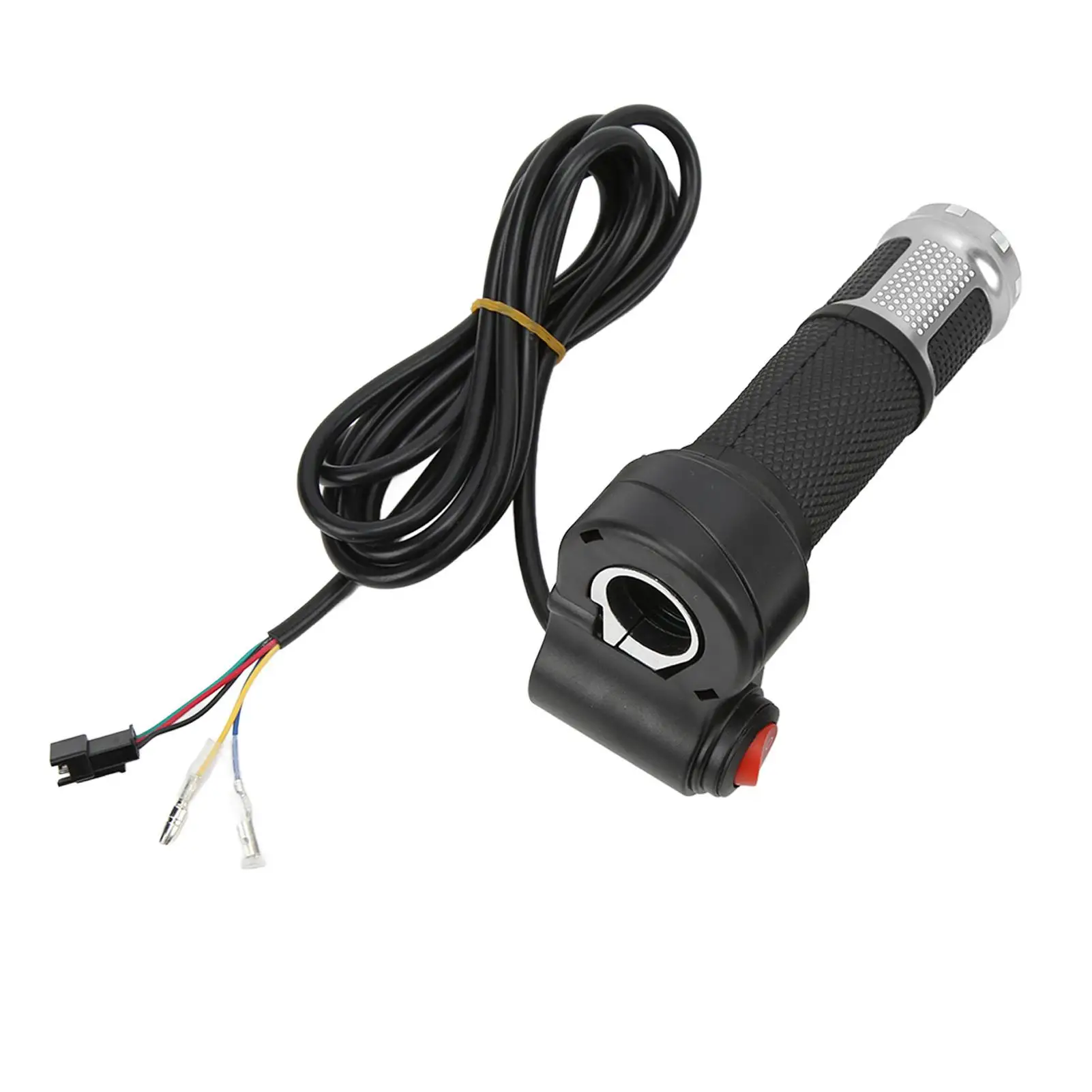Electric Bike Twist Throttle Handle with 5 Wires for E-Bike Scooter Accessory