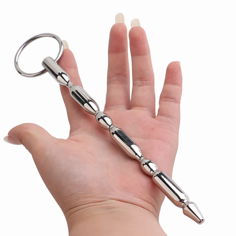 Solid Stainless Steel Urethral Plug Urethral Sounding Penis Plug Urethra Stimulate Dilator Masturbation Rod Sex Toys For Men Gay