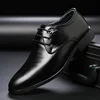 Leather Shoes for Men Luxury Formal Dress Male Plus Size Party Wedding Office Work Slip Business Casual Oxfords Loafers Fomer 3