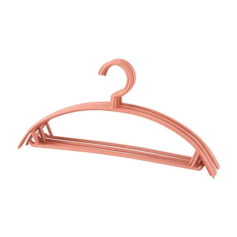 

Adult Non-slip Hanger Multifunctional Plastic Clothes Hanger Hook Household Drying Rack Space Saving Clothes 1Pc Non-marking