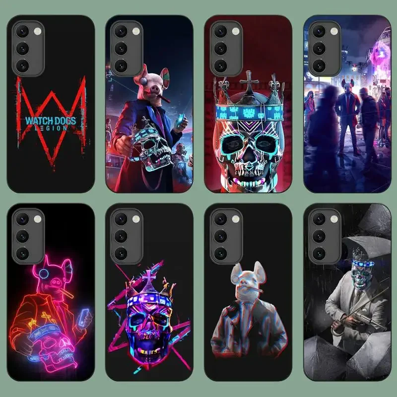 Game Watch Dogs Legion Phone Case Per Samsung Galaxy S20 S21 S22 S23 Fe Lite Plus Ultra Note Shell