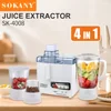 4-in-1 Multi-Purpose Electric Juicer Soybean Grinder Portable with High Juice Yield and Easy To Clean 3
