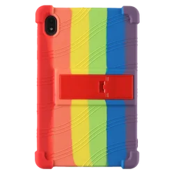 Durable Shockproof Kickstand Silicone Case (Rainbow)