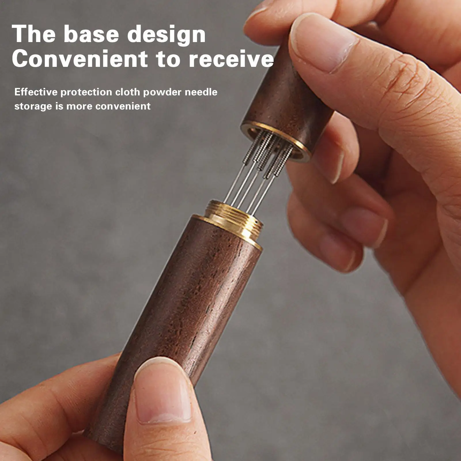 Coffee Tamper Distributor Leveler Tool Needle Espresso Tamper