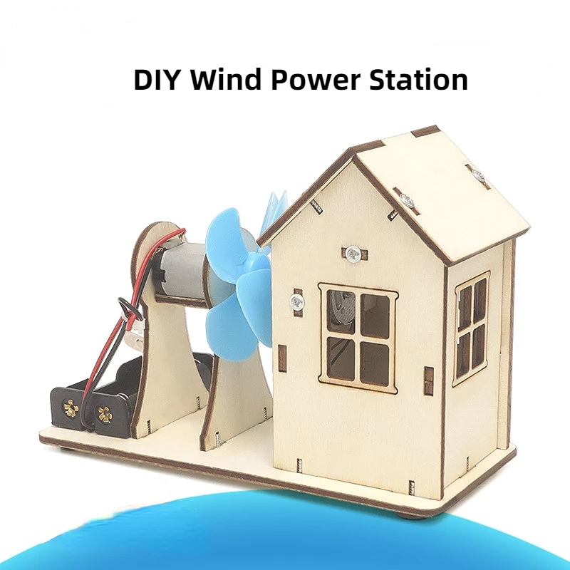 Maqueta De Molino De Viento Solar De 15-18 Cm, Generador Eólico Educativo De ABS Para Experimentos De Energía Renovable Y Decoración De Escritorio