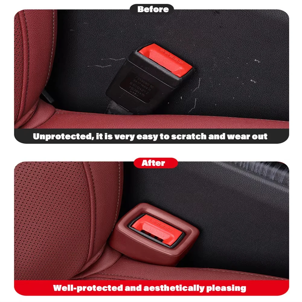 Premium Belt Slot Seat Protection Covers - Enhanced Collision & Scratch Defense