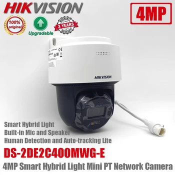 Original Hikvision DS-2DE2C400MWG-E 4MP IR PoE Auto-tracking Two Way Audio Smart Hybrid Light PTZ Network Camera 1